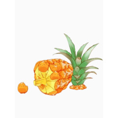 一颗长得像蘑菇的凤梨