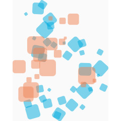 方形科技矢量免抠装饰