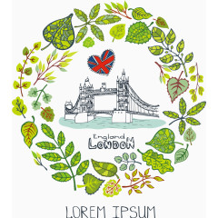 装饰唯美英国伦敦桥