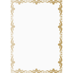 唯美带有花纹的边框