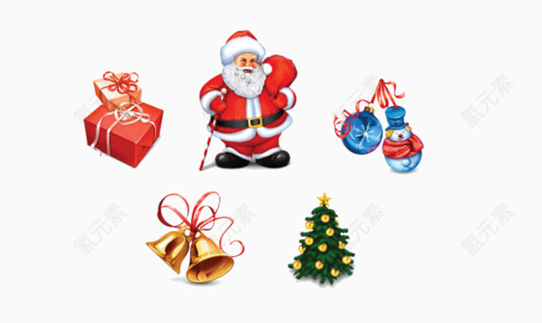 圣诞老人圣诞节物品