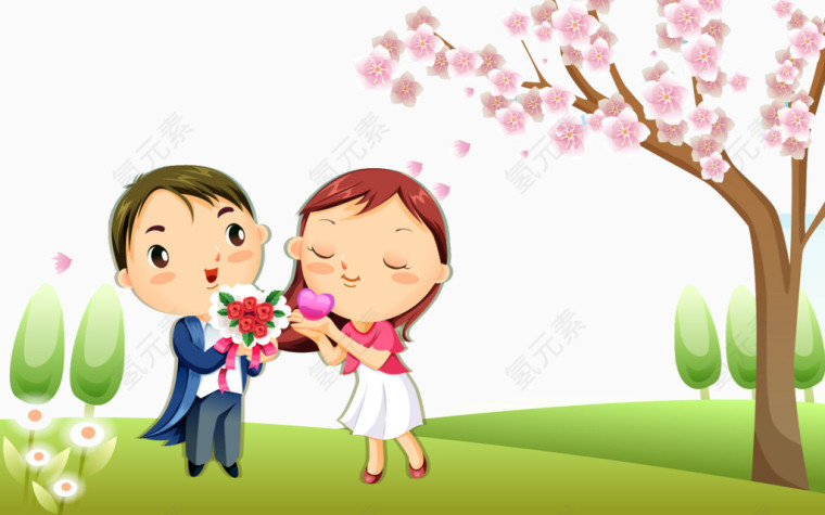 卡通婚礼
