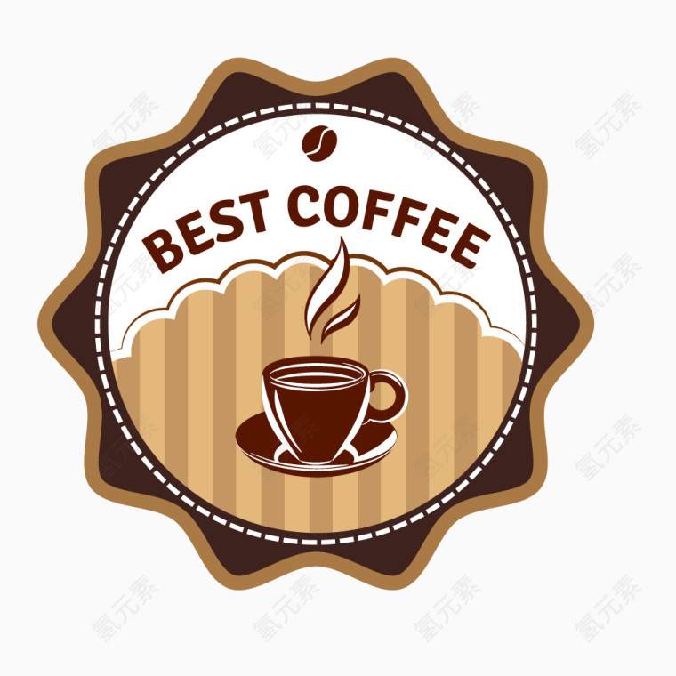 咖啡标签杯子