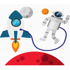 宇航员太空滑行