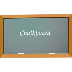 黑板报装饰矢量SVN