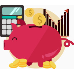 节约消费图标矢量图