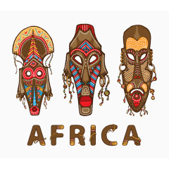 卡通印第安面具素材