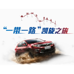 一带一路凯旋之旅设计元素