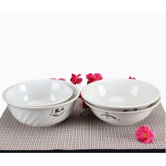 厨房用品餐具白色汤碗