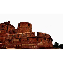 阿格拉红堡特写