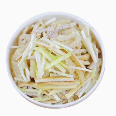 猪皮肉丝炒冬笋