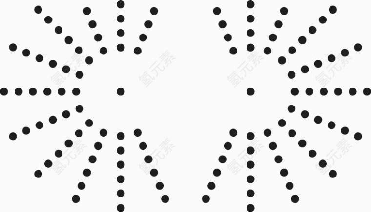 点线面构图底纹角花素材