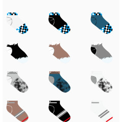 袜子矢量图