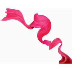 粉红色彩带