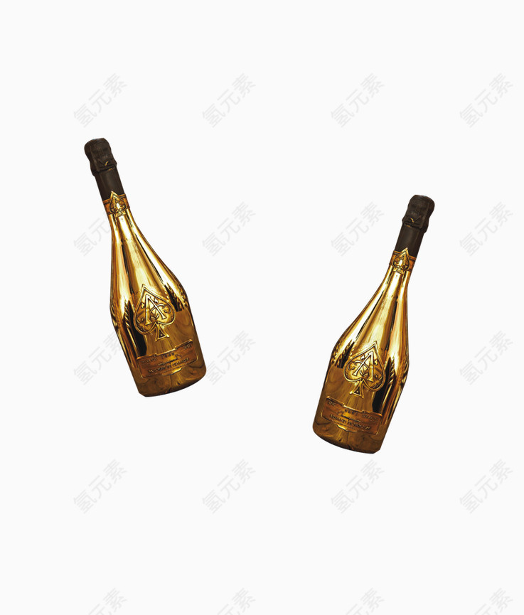节日红酒瓶子实物