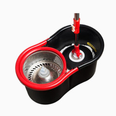 双驱动旋转拖把桶