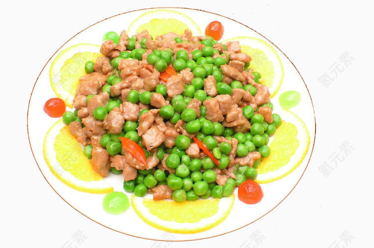 甜碗豆炒牛柳