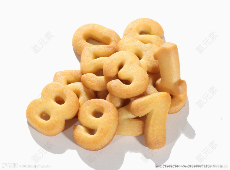 烘焙数字饼干