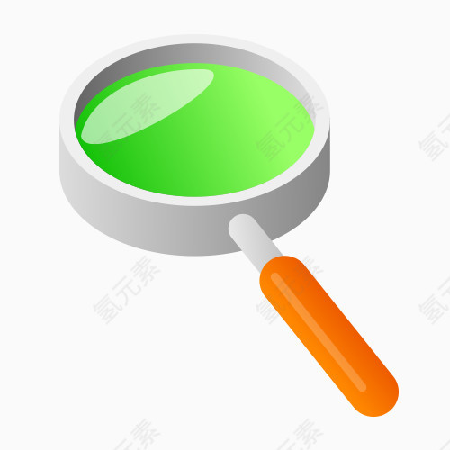 矢量图素材放大镜