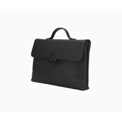 PALLA牛皮公文包侧面