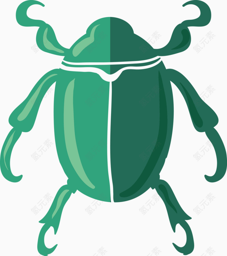 甲壳虫矢量图