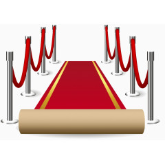 婚礼红毯矢量素材