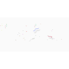 多种类型彩带装饰