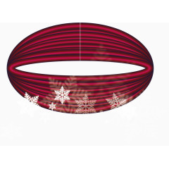 红色节日促销红绸卡通