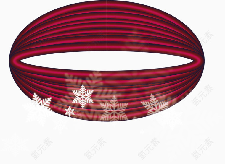 红色节日促销红绸卡通