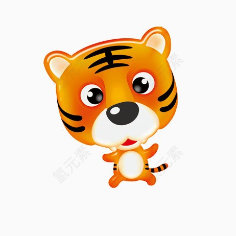 矢量动物老虎