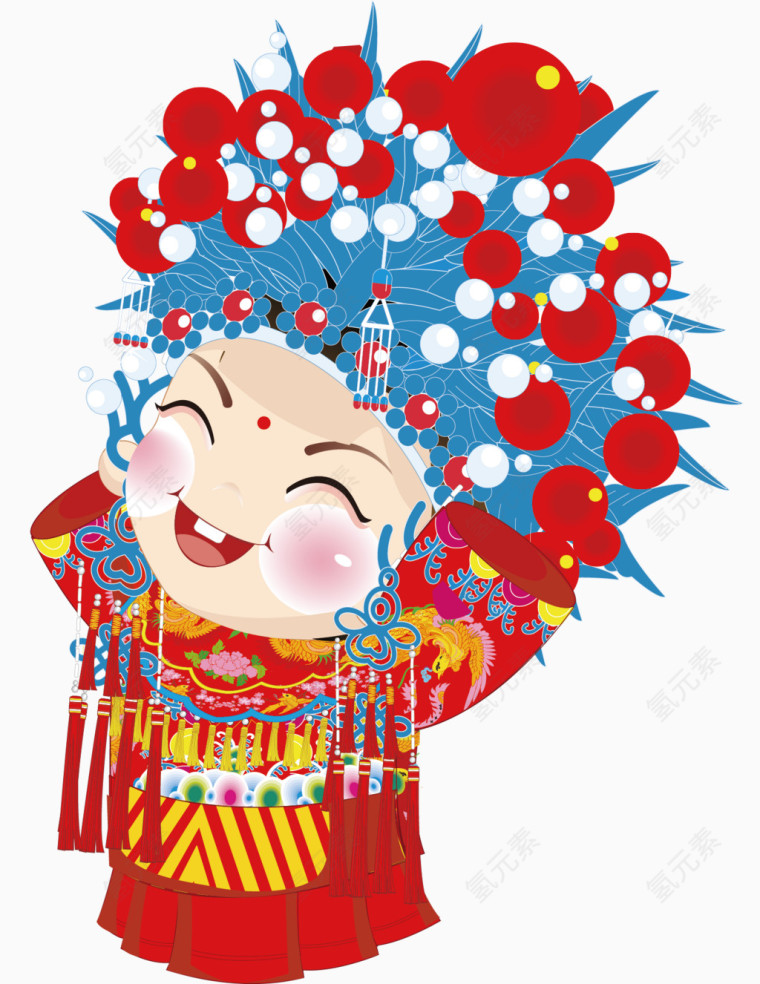 喜庆的新娘