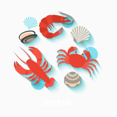 矢量海鲜素材