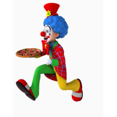 送披萨的小丑
