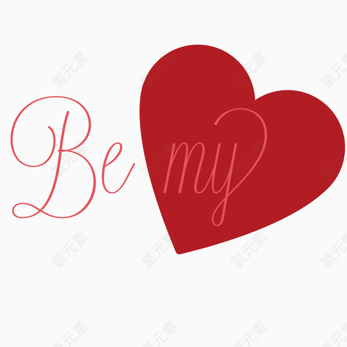 矢量艺术心形图案