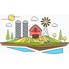 矢量图健康的生活模式