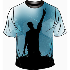 矢量人物T恤印花