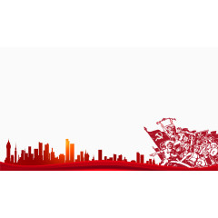 劳动节促销背景