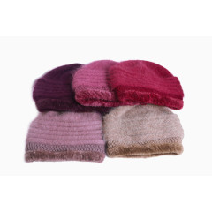 针织毛线老人帽