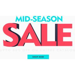 年中大型促销海报