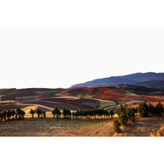 云南东川红土地风景