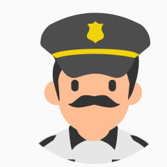 警察头像素材