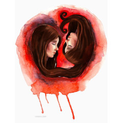 双子座卡通人物头像