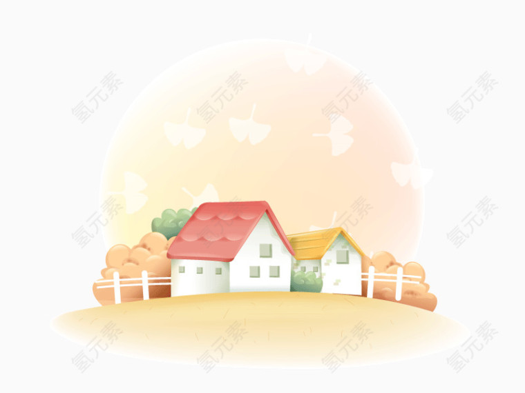 房子家园卡通矢量素材