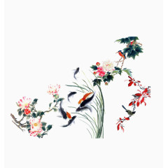 中国风花卉素材