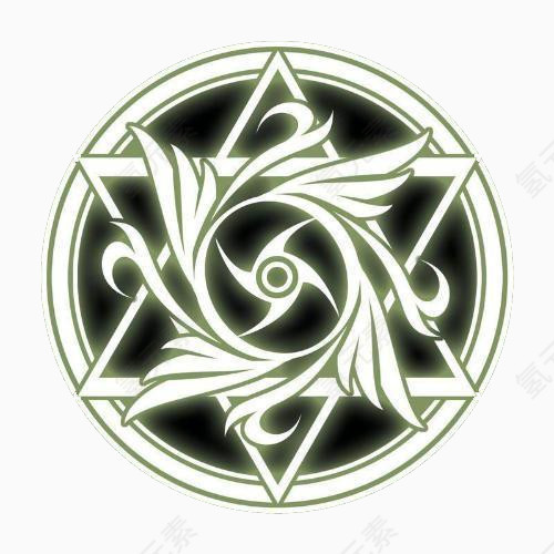 黑色艺术魔法阵