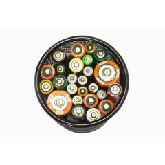 废物框里的电池