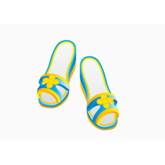 卡通民族风拖鞋