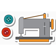 卡通缝纫机