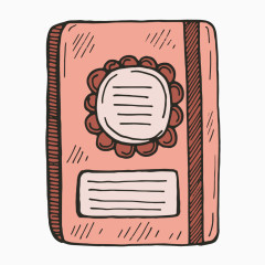 矢量手绘笔记本素材