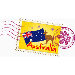 邮票澳大利亚矢量